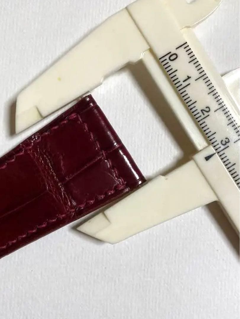 30mm ワイン フランクミュラー 用 オーダー クロコベルト ストラップ