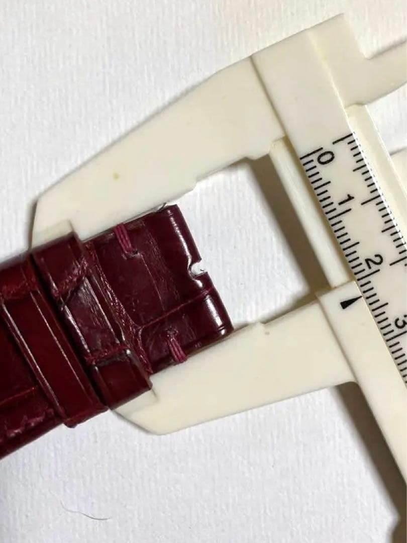 30mm ワイン フランクミュラー 用 オーダー クロコベルト ストラップ