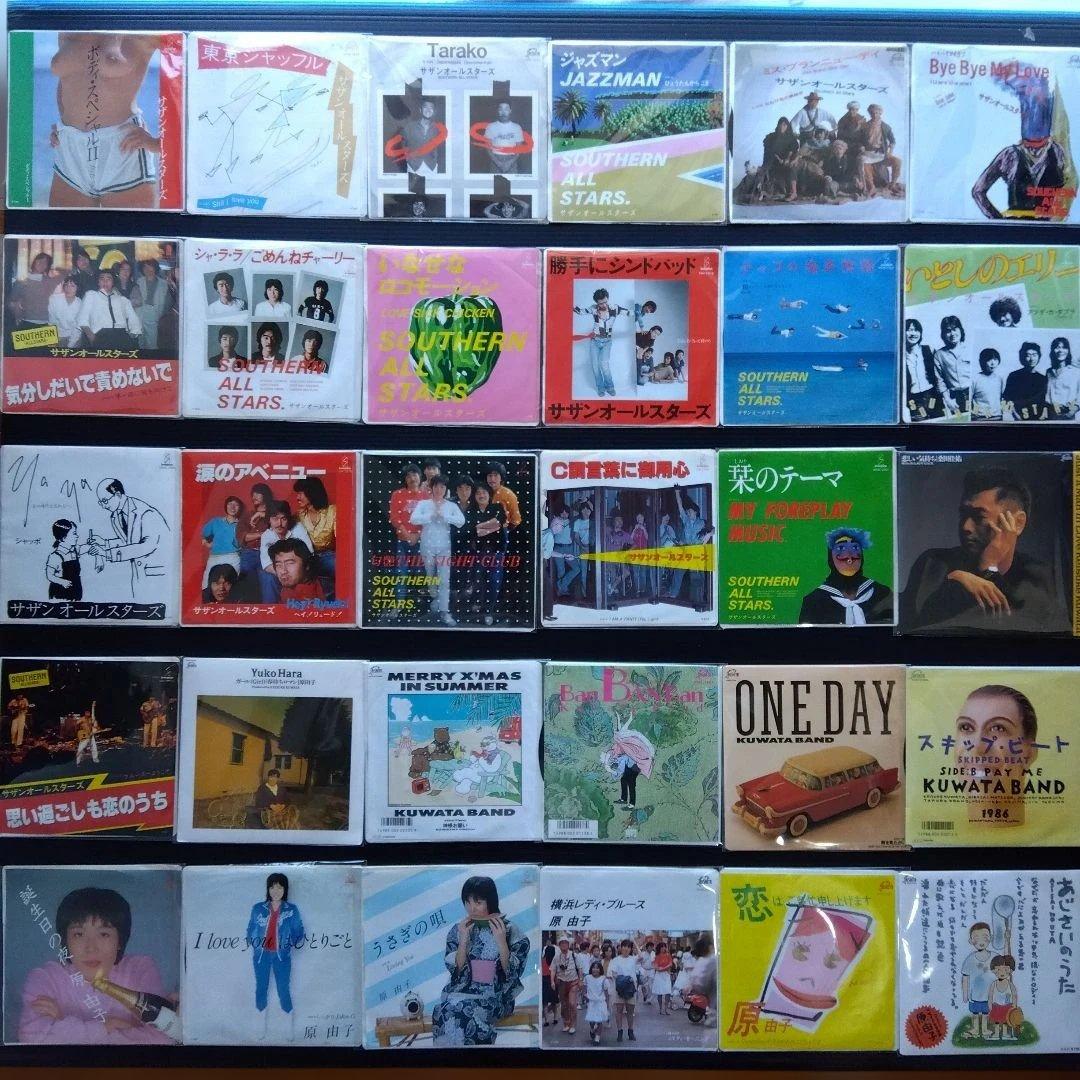 サザンオールスターズ(桑田佳祐・原由子・KUWATABAND)EPレコード30枚