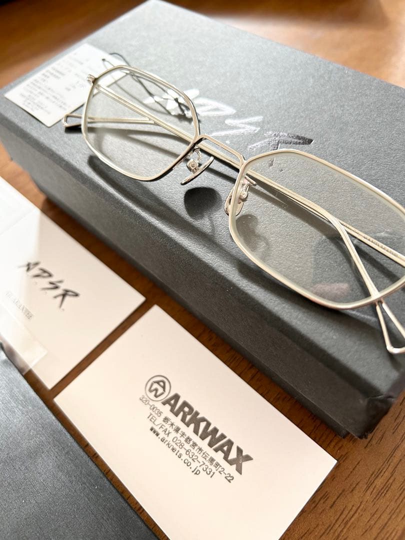 ADSR jason クリアレンズ　シルバー