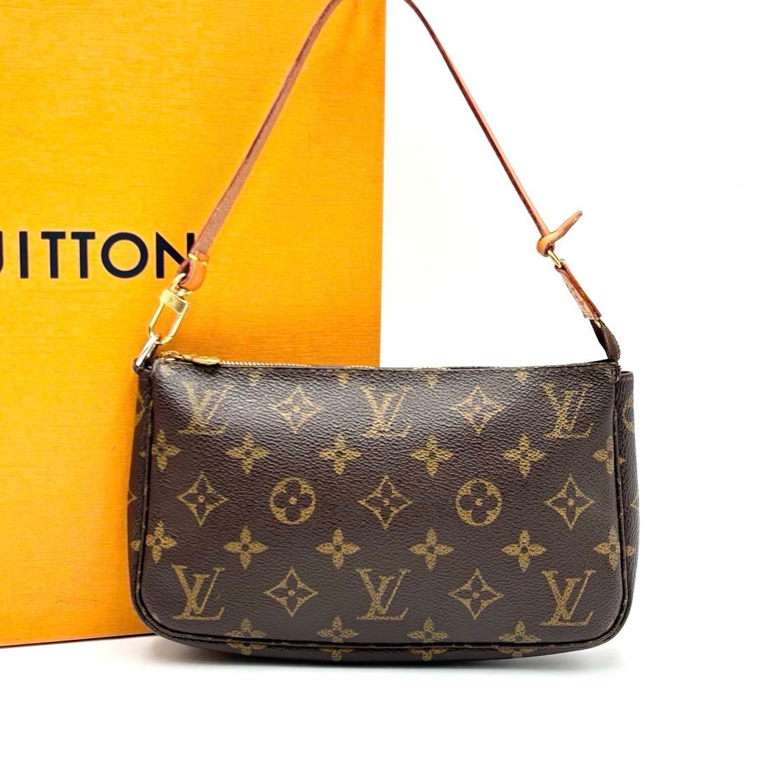 ルイヴィトン 　ポシェット アクセソワール アクセサリーポーチ　パーティバッグ