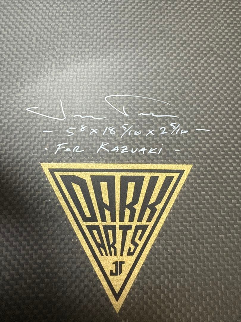 美品フルカーボンサーフボード　ダークアーツ　JT variant 5.8 25L