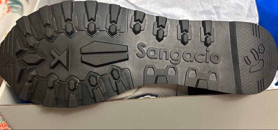 sangacio スニーカー ホワイト レッド US 6.5新品未使用24.5