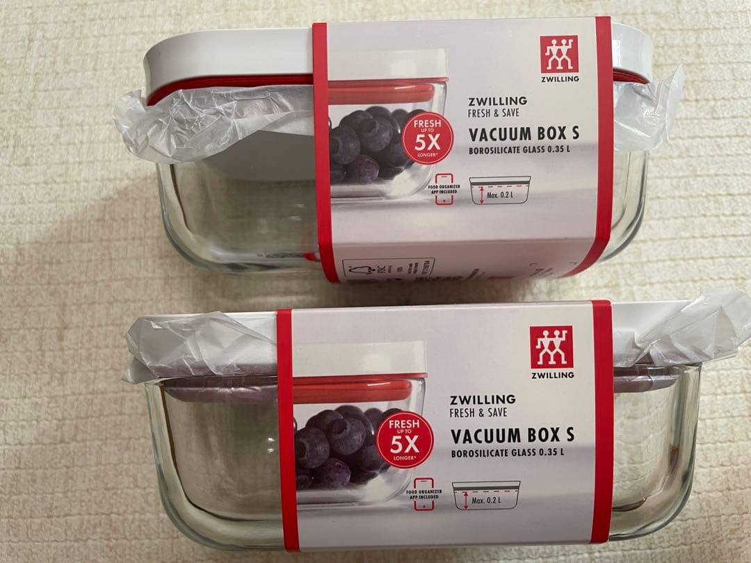 【新品】ZWILLING ツヴィリング フレッシュ&セーブ 真空ポンプ4点セット