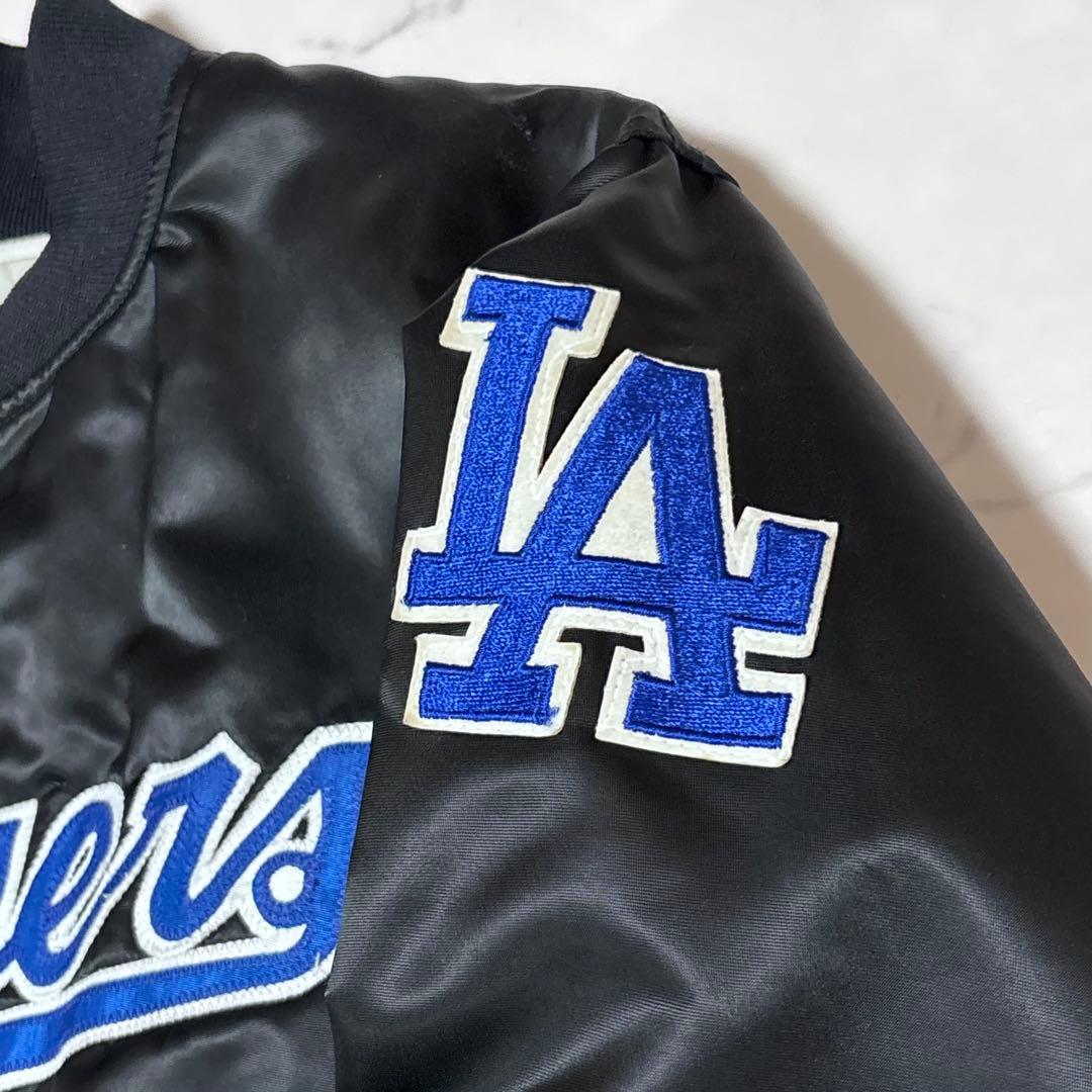 90s MLB Los Angeles Dodgers スタジャン ブラック