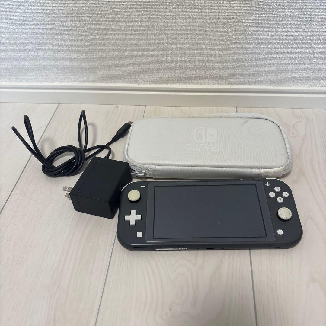 Nintendo Switch Lite グレー 本体 ACアダプターケ
