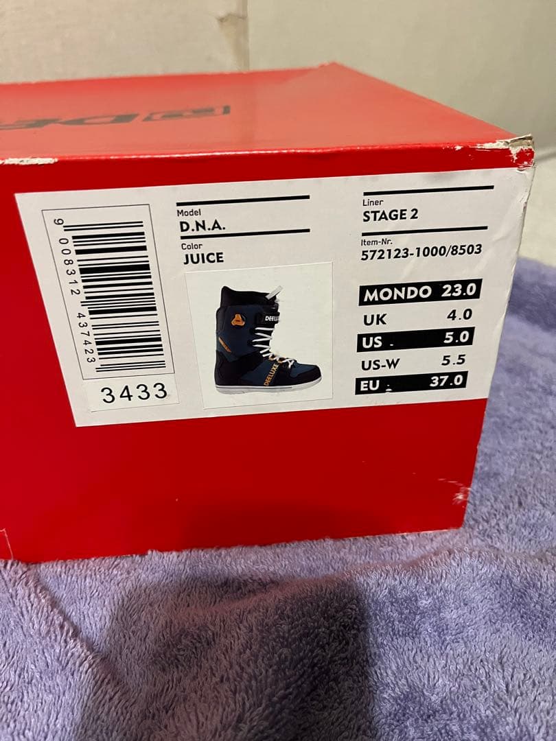 ディーラックス　DEELUXE DNA スノーボードブーツ 23.0