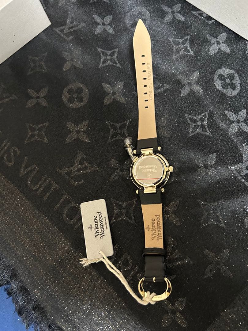 Vivienne Westwood アナログ腕時計 ブラック/ゴールド