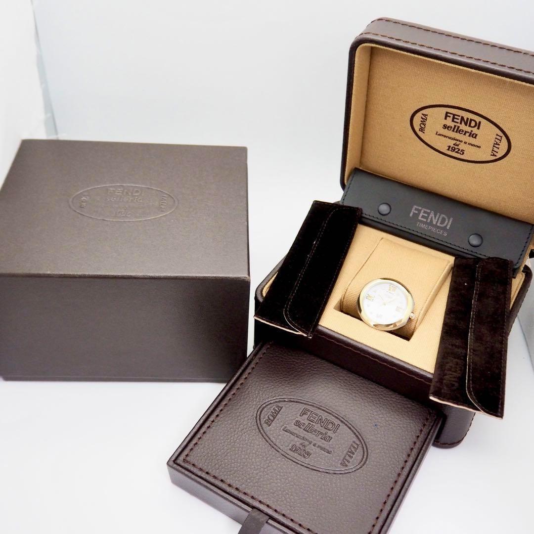 専用134【未使用】FENDI セレリア　完備品　ダイヤ レディース　ゴールド