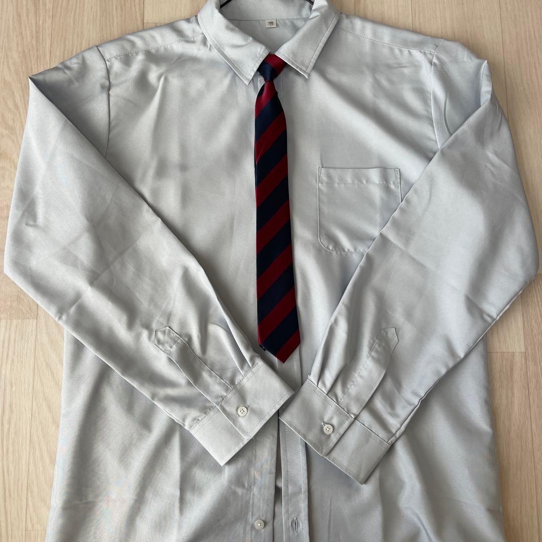 キッズ　フォーマル　スーツ170 cm 5点セット　ネイビー　紺