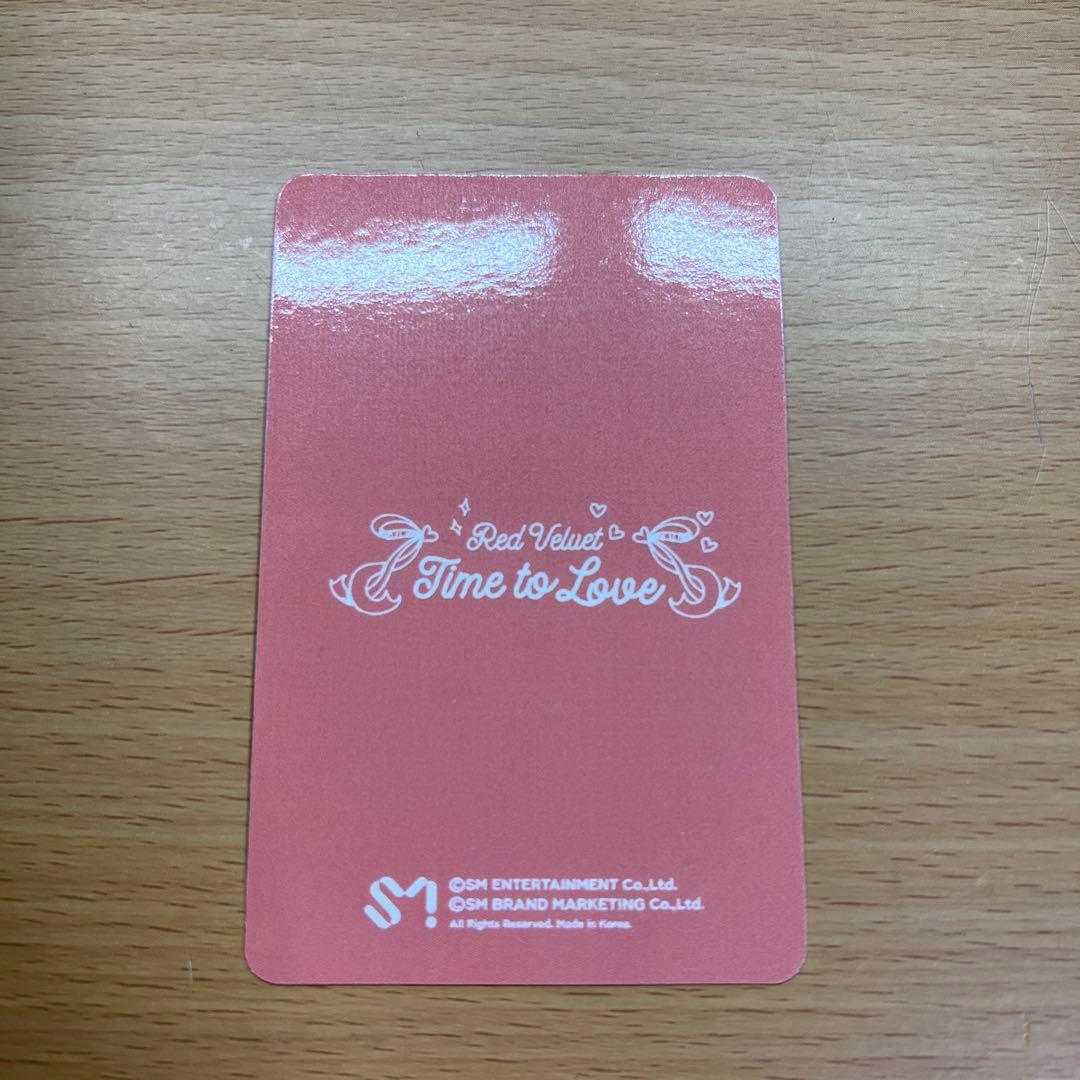 RedVelvet レドベル time tolove トレカ ジョイ