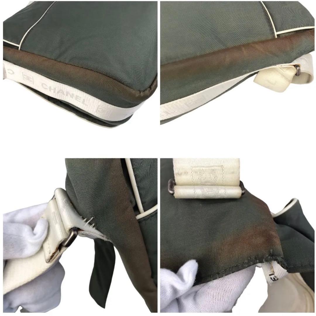 激レア 正規品 CHANEL 着画あり スポーツライン　メッセンジャーバッグ