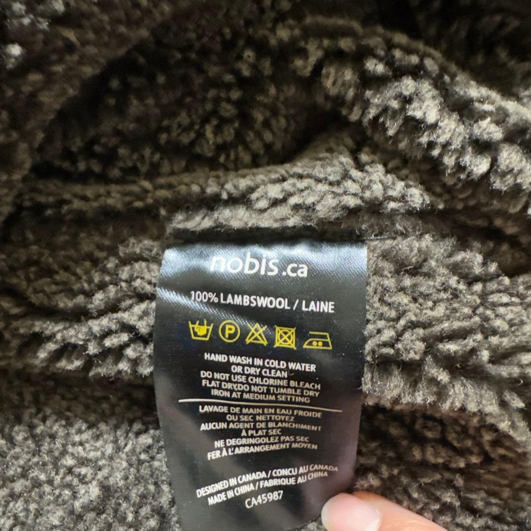 超希少　タグ付き未使用　nobis 100%LAMBSWOOL ジャケット