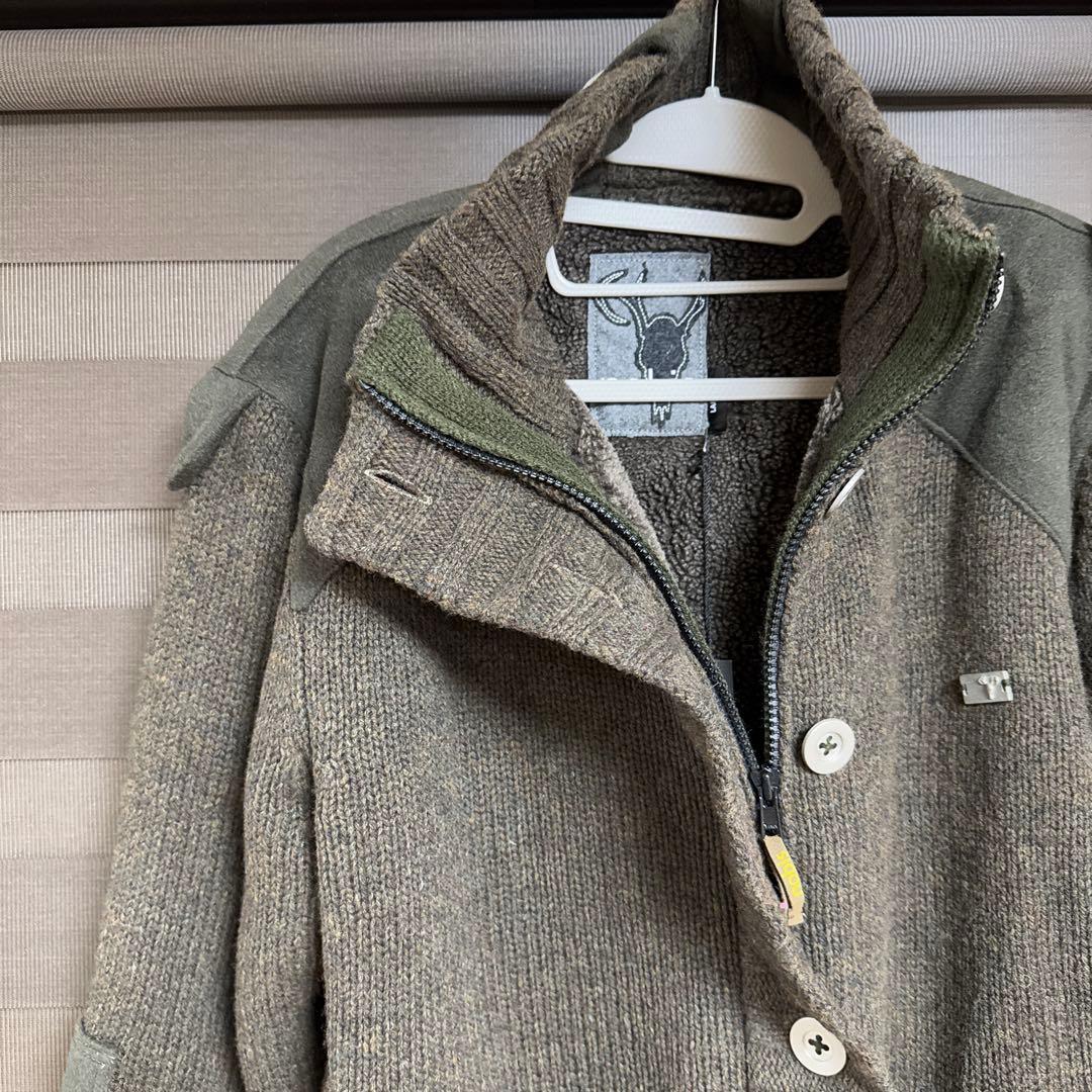 超希少　タグ付き未使用　nobis 100%LAMBSWOOL ジャケット