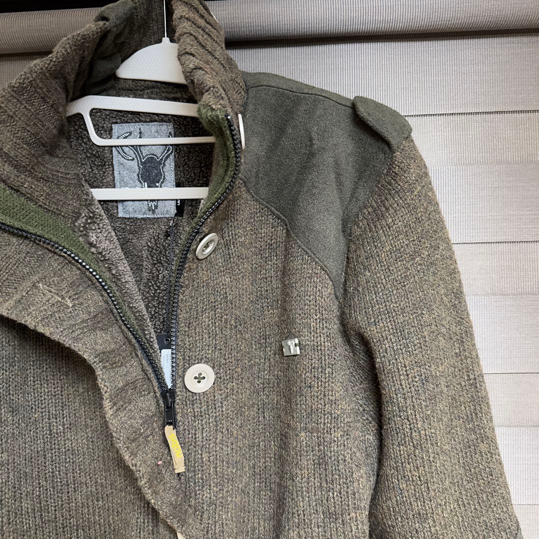 超希少　タグ付き未使用　nobis 100%LAMBSWOOL ジャケット