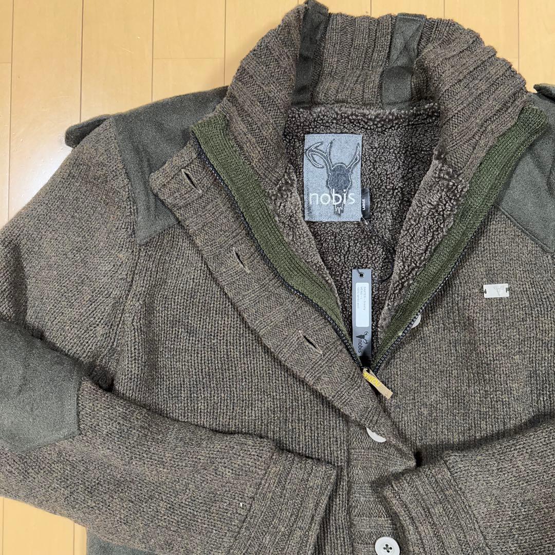 超希少　タグ付き未使用　nobis 100%LAMBSWOOL ジャケット