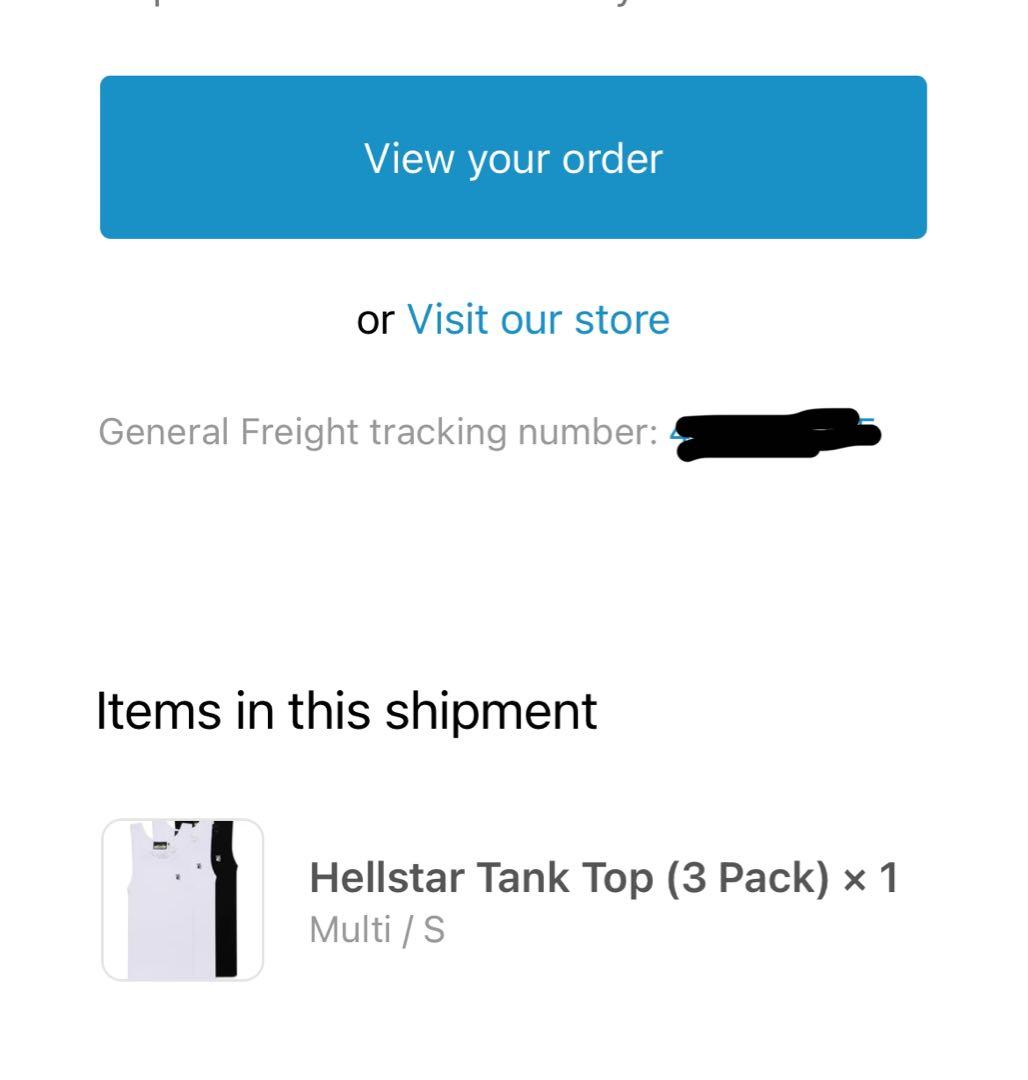 HELLSTAR タンクトップ 2枚セット S 【サッポロ】