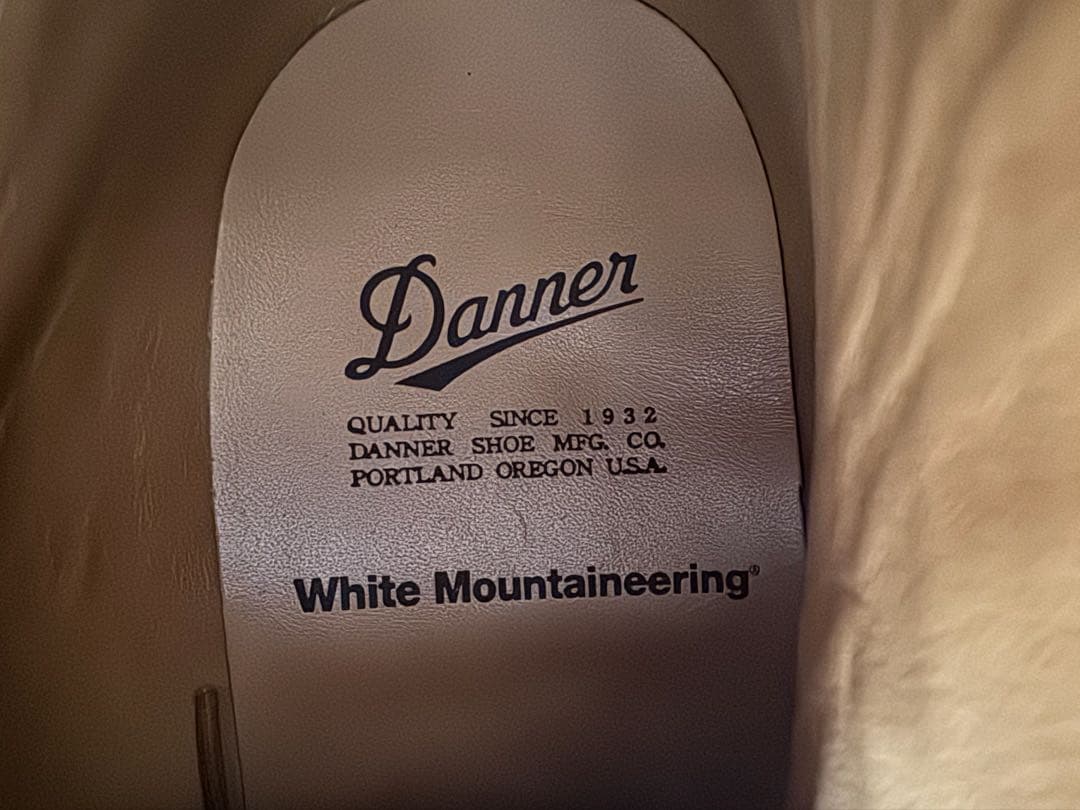 新品未使用 ダナー×ホワイトマウンテニアリング スウェードブーツ US8.5