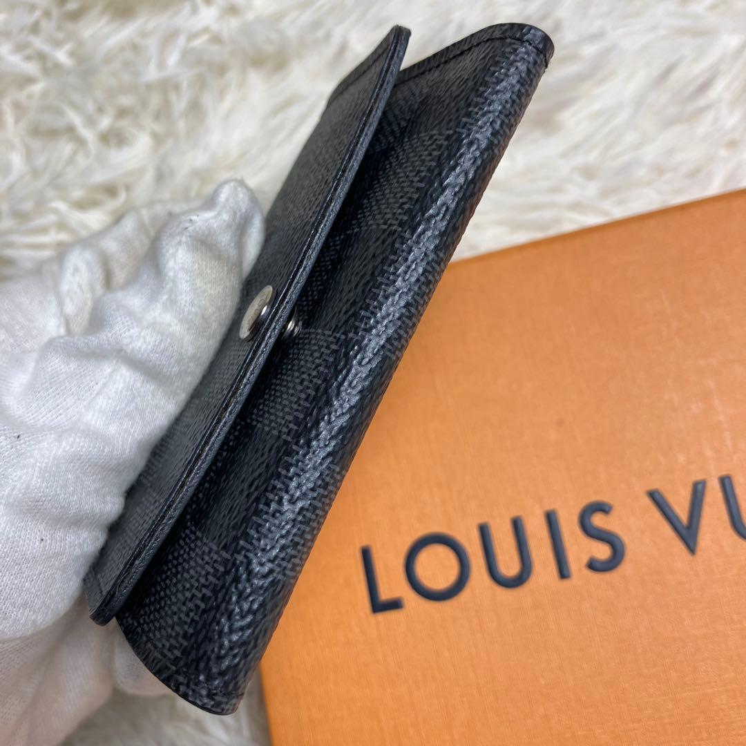 【極美品】ルイヴィトン＊ダミエグラフィット6連キーケース N62662