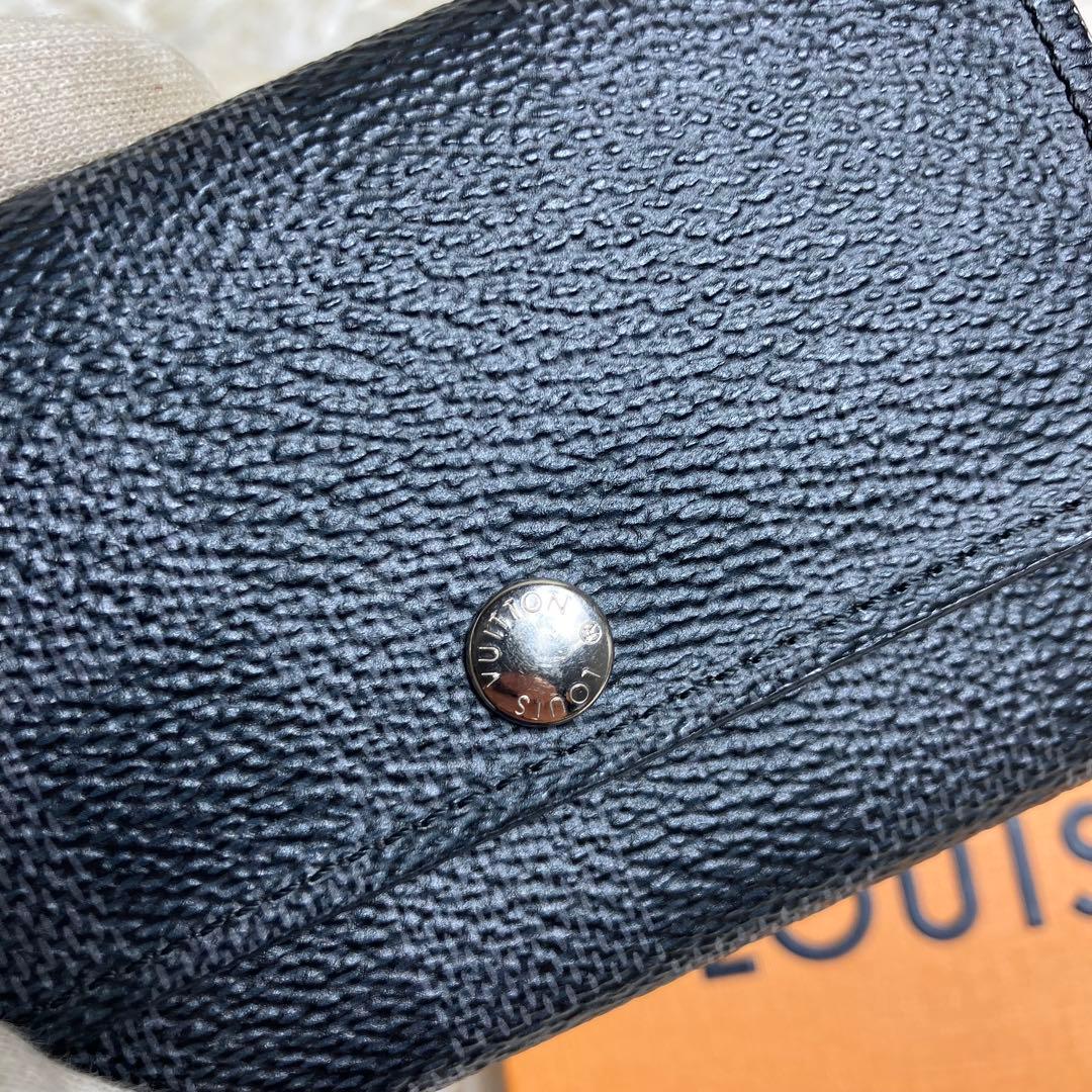 【極美品】ルイヴィトン＊ダミエグラフィット6連キーケース N62662