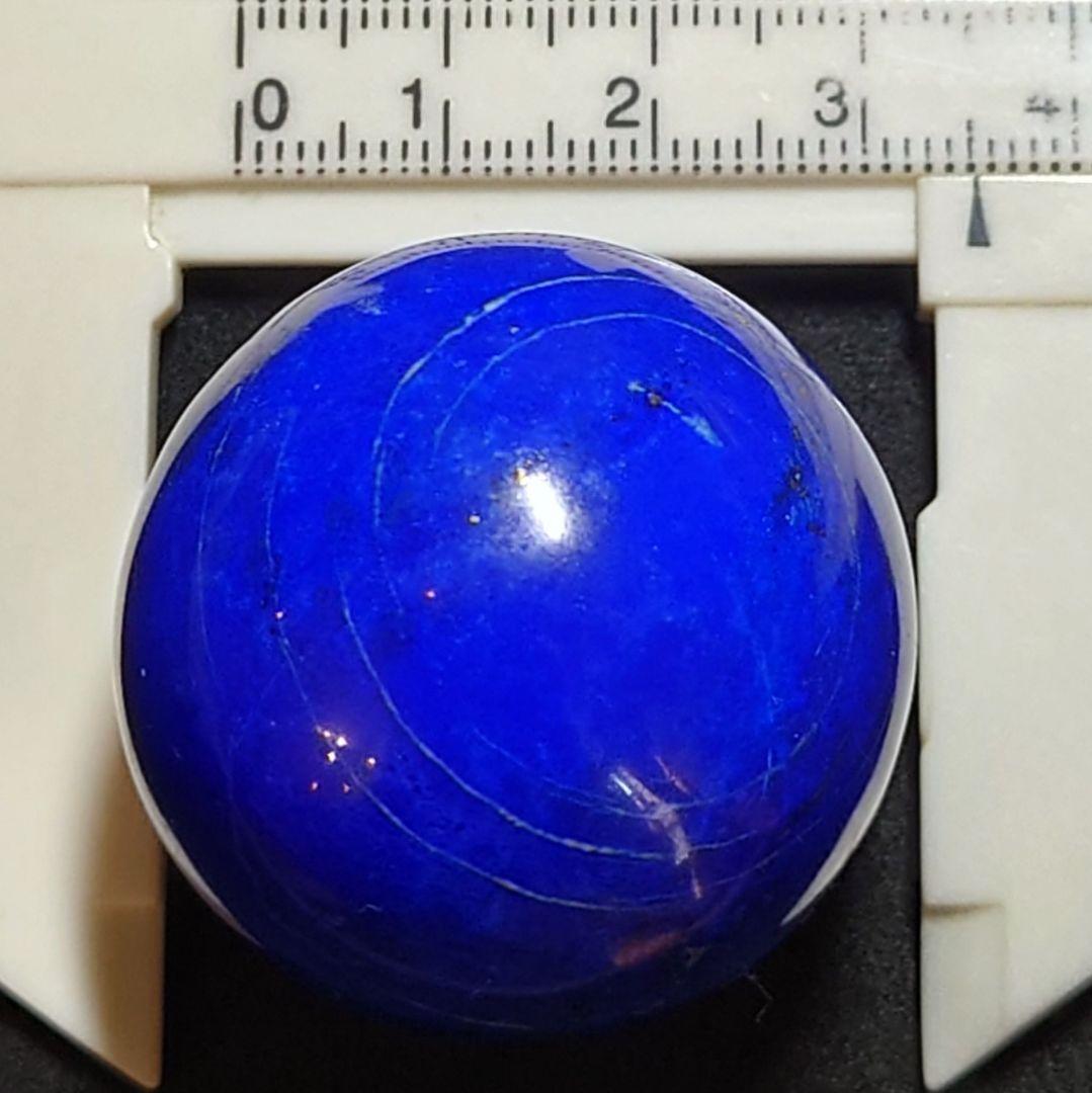 ★(イチロー！)ディープブルーラピスラズリ 35ミリ丸玉③(SA+)