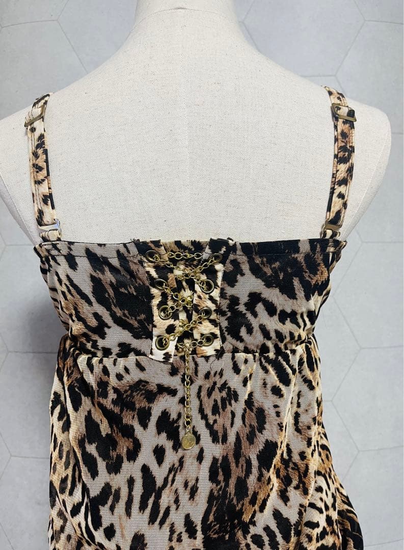 【正規品】 元祖 d.i.a. レオパード柄 ロンパース 平成ギャル y2k