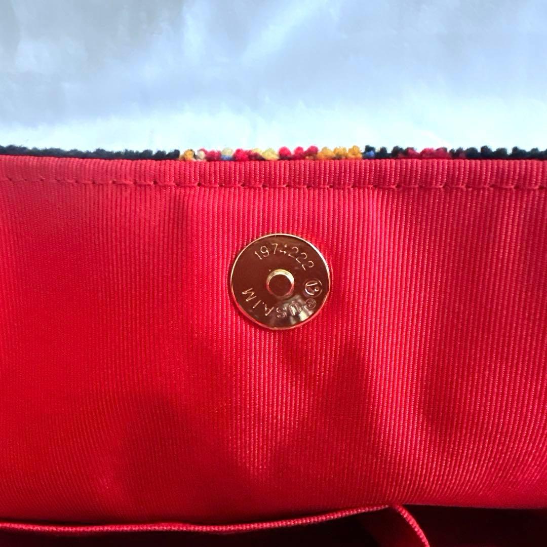 【美品】FEILERフェイラー ハイジ シュニール織 トートバッグ