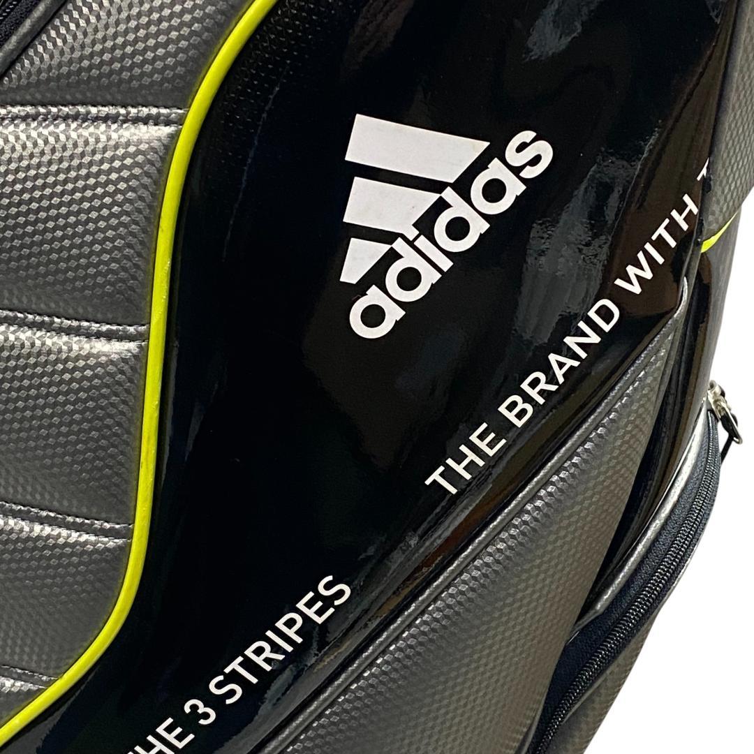ADIDAS アディダス ゴルフ キャディバッグ シルバー 9.5型 5分割
