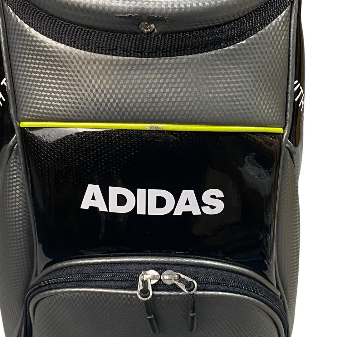 ADIDAS アディダス ゴルフ キャディバッグ シルバー 9.5型 5分割