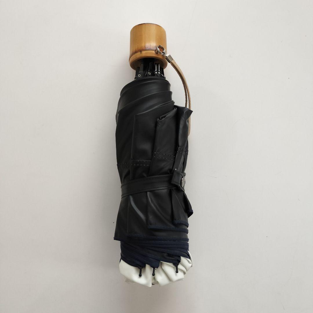 【美品】Rose Blanc 芦屋 ロサブラン 3段折りたたみ傘 コンビ 日傘