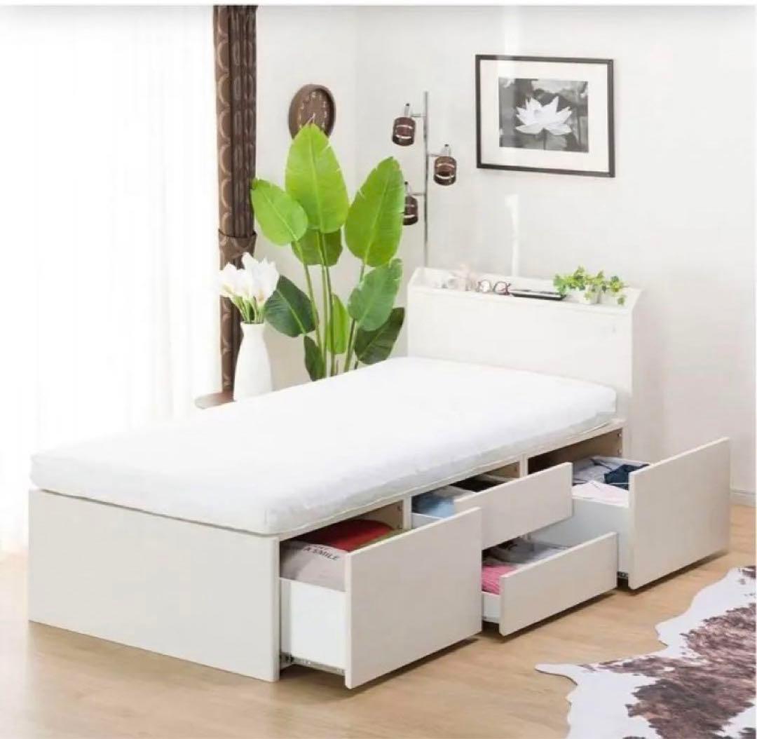 シングルベッドフレーム(ジオ チェスト40J WW)