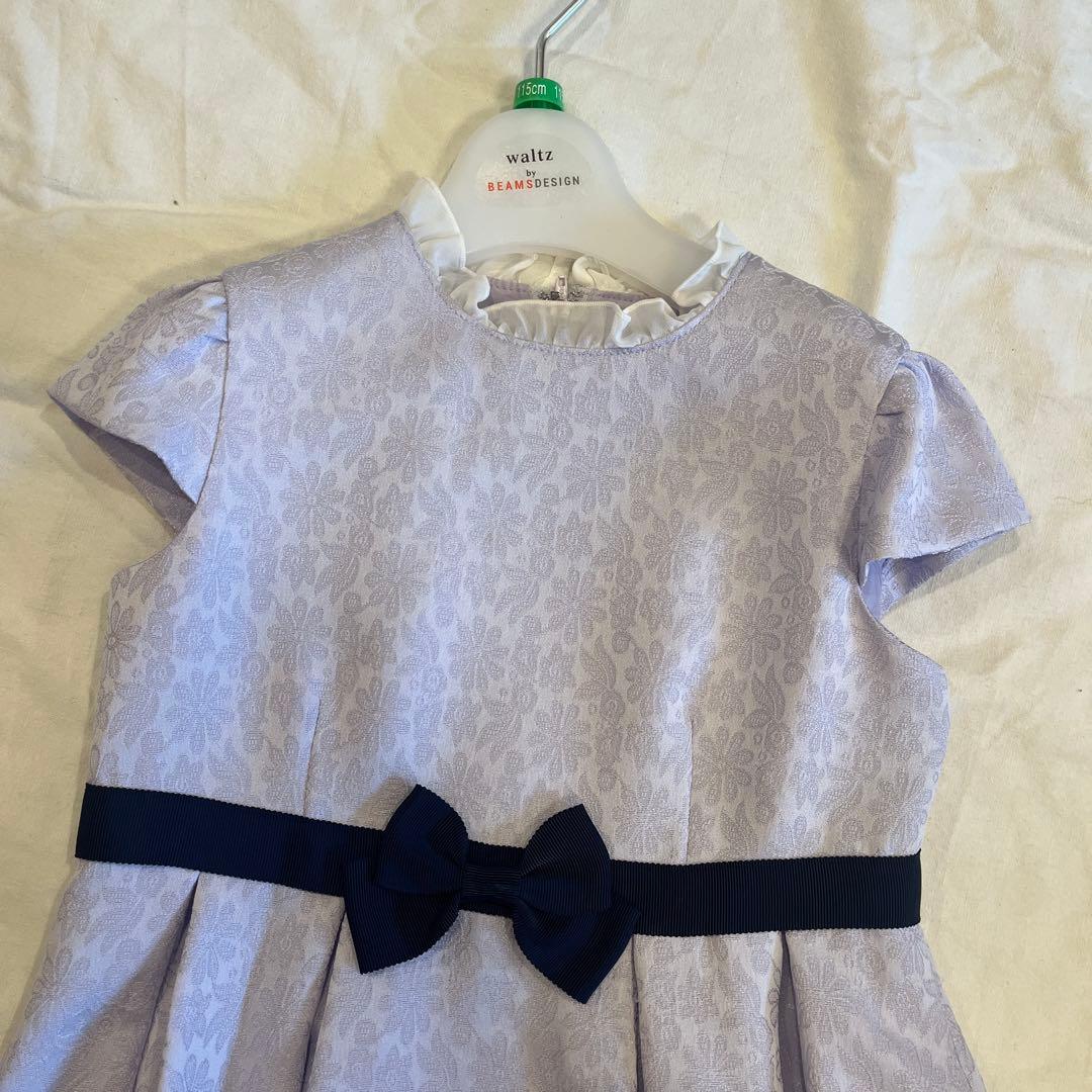 フォーマルドレス ネイビーとラベンダー 115cm