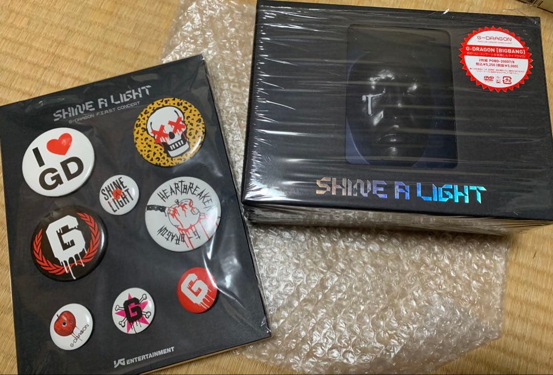 G-DRAGON SHINE A LIGHT DVD ジヨン 缶バッジ