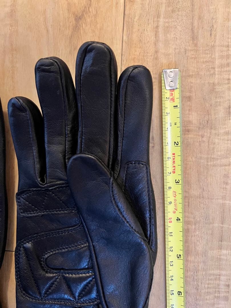 Schott ブラック　ワンスター　レザーグローブ Sサイズ　手袋　男女兼用