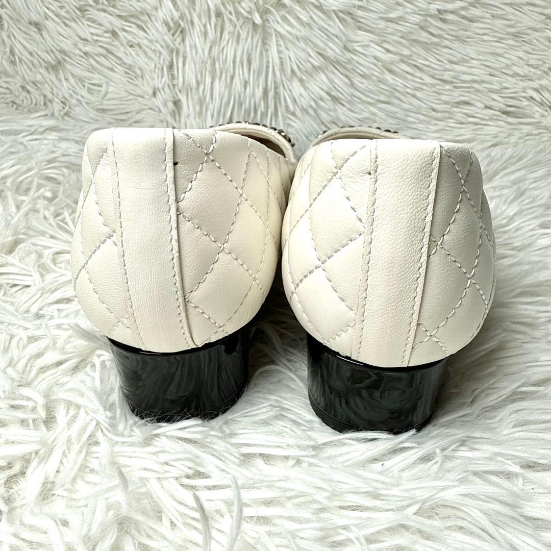 極美品✨ダイアナ キルティング ローヒールパンプス レザー エナメル 人気完売品