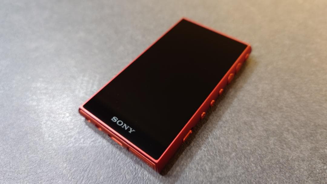 ＜中古美品・動作良好＞SONY NW-A105 レッド 16GB 本体