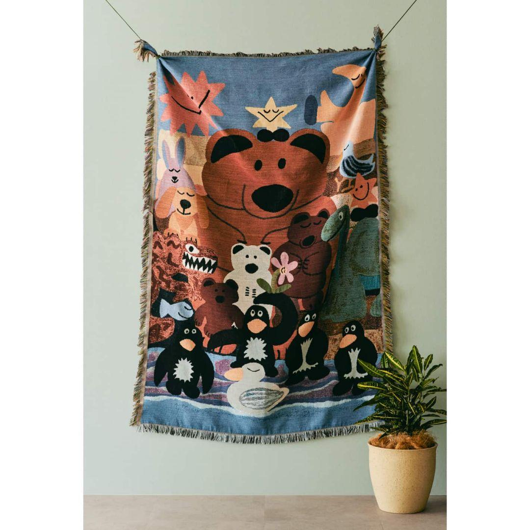 Daisuke Kondo✕unico ブランケット（family）　第二弾