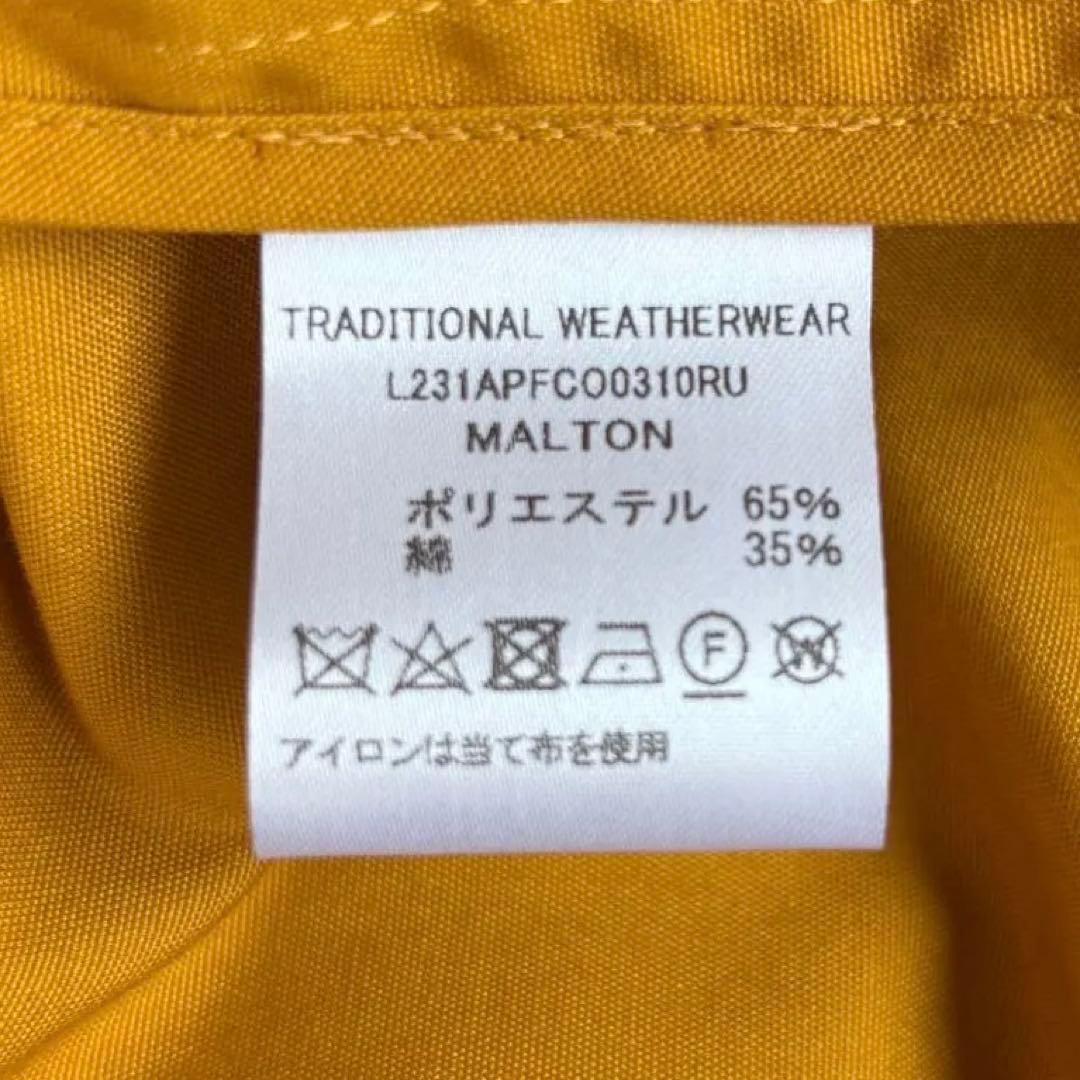 2023SS トラディショナルウェザーウェア　MALTON コート マスタード