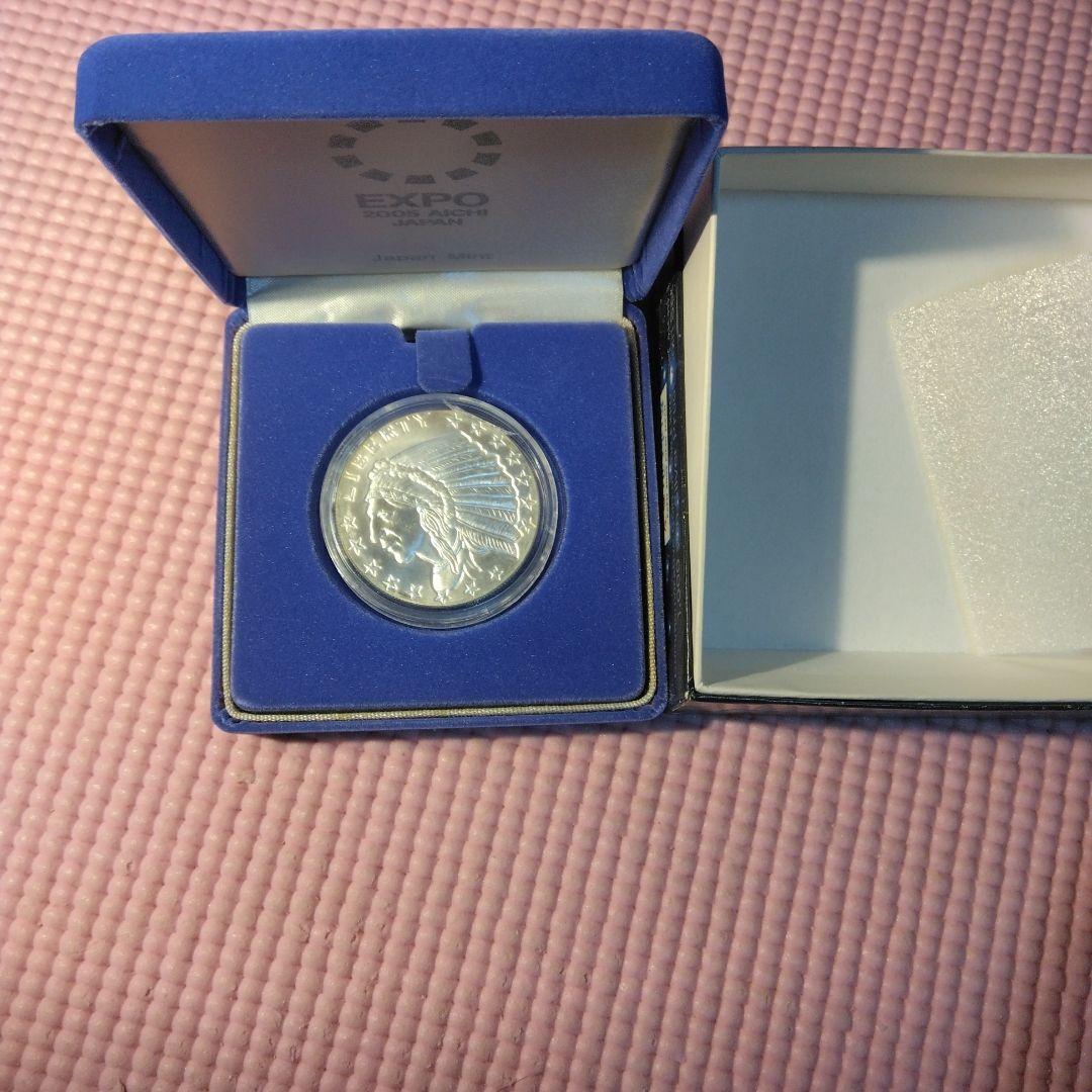 インディアンヘッド純銀1オンス 青いケース付き