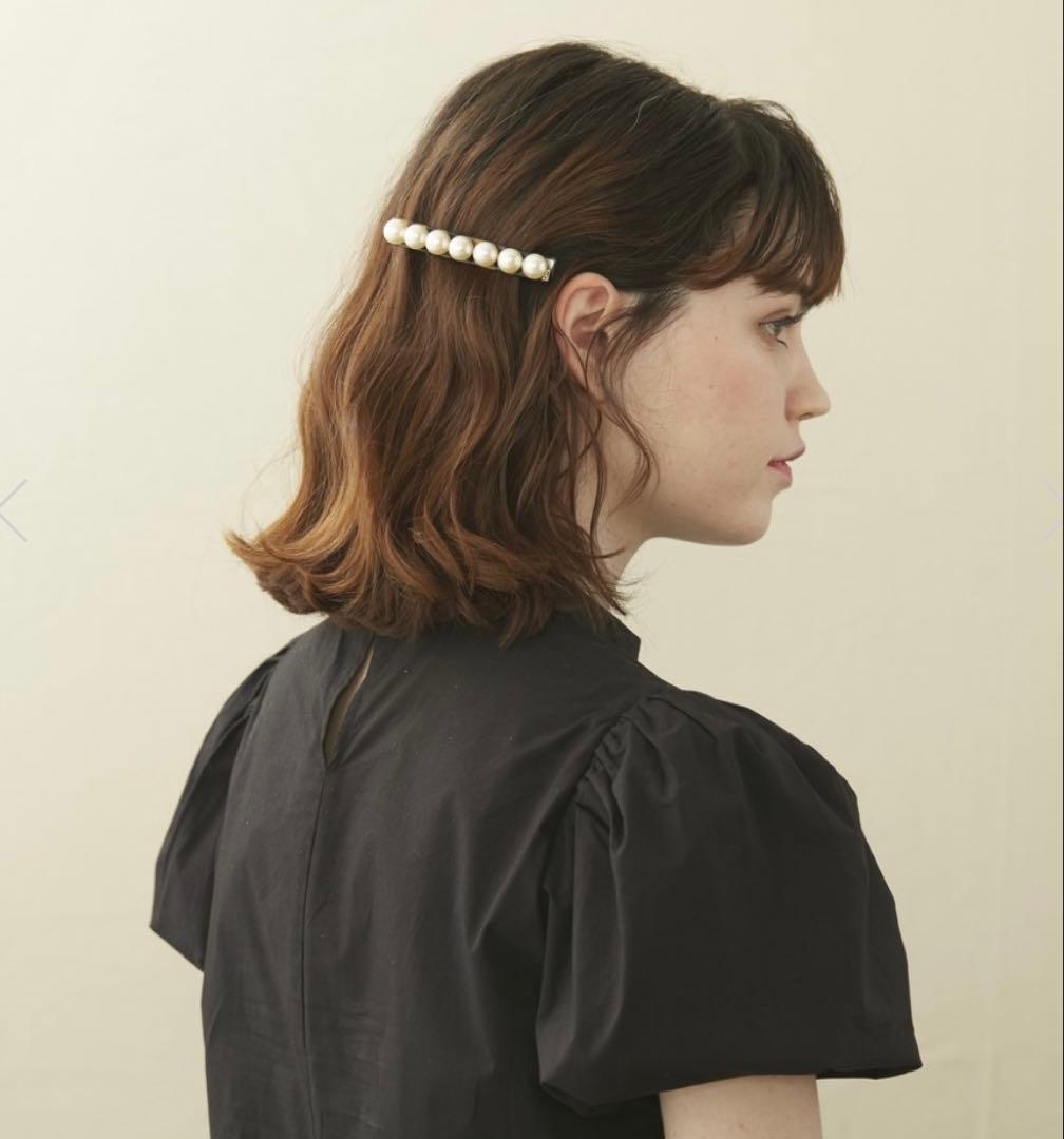 アレクサンドルドゥパリ パール バレッタ 8cm