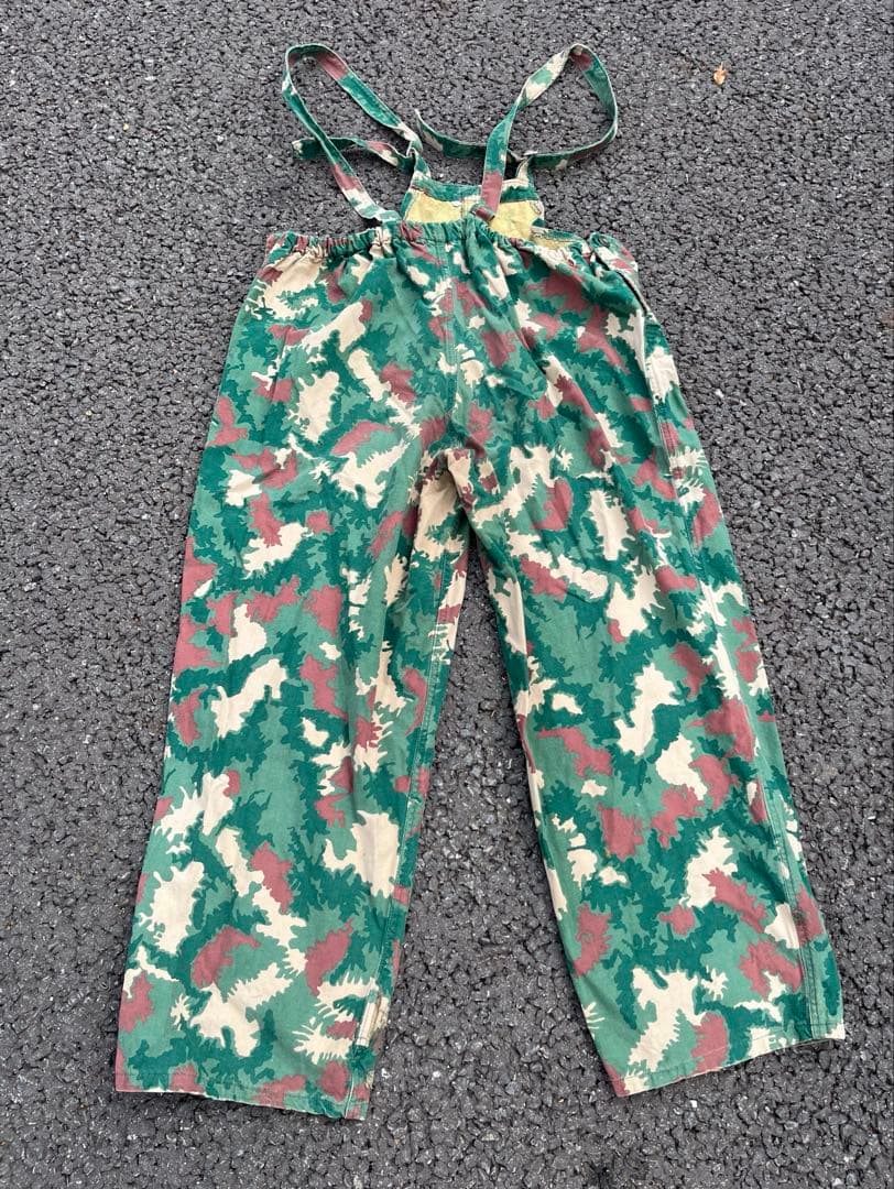 ハンガリー軍　珍しい　ヴィンテージ　迷彩　ツーピース