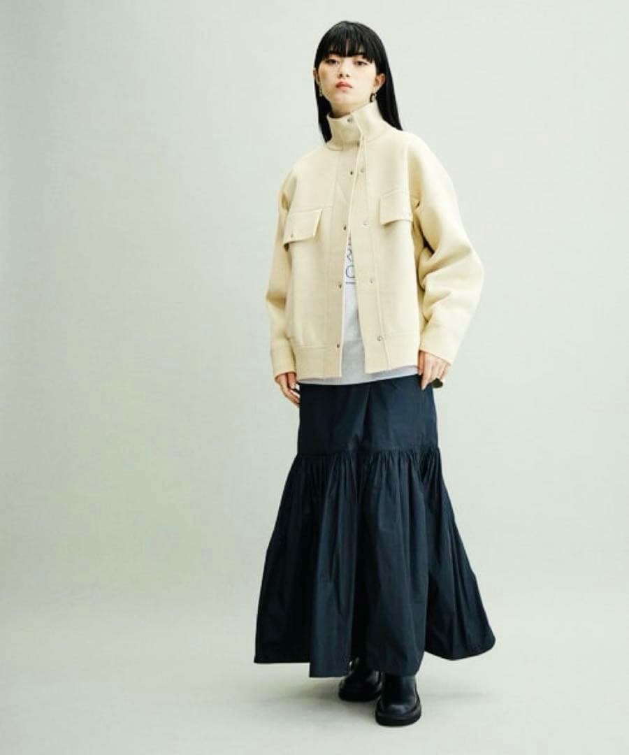 ADAM ET ROPÉ WEB限定スムースジャージブルゾン 春秋アウター