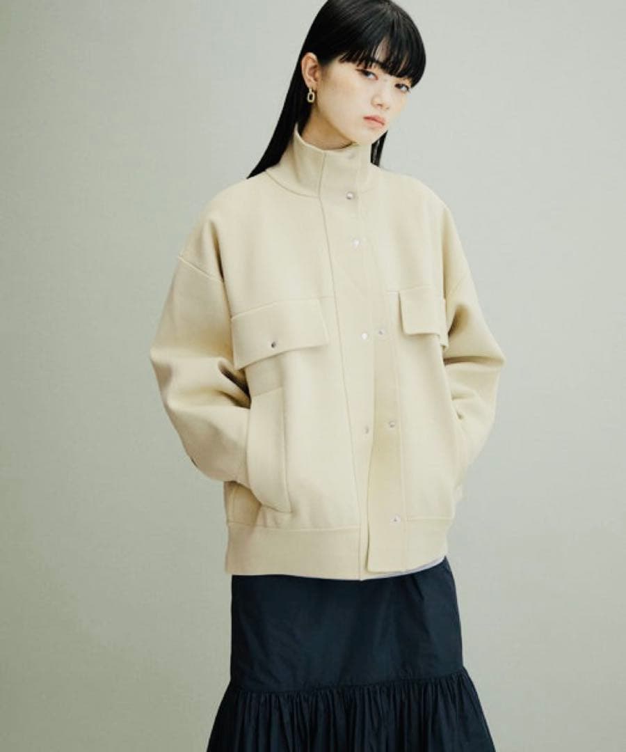 ADAM ET ROPÉ WEB限定スムースジャージブルゾン 春秋アウター