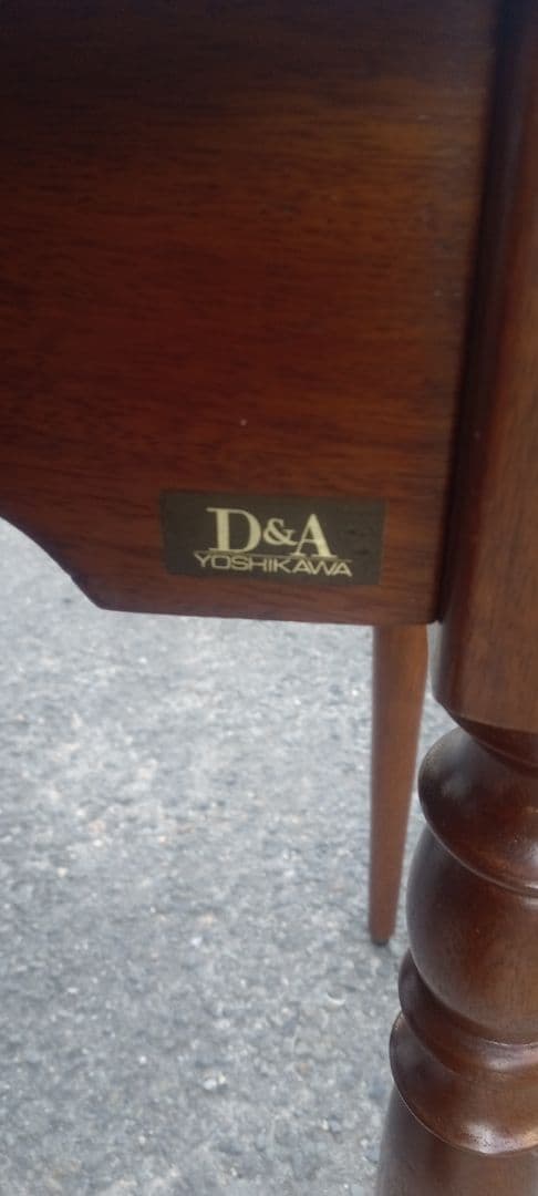 引取　京都　机　YOSHIKAWA D＆A 飾り彫刻　カフェテーブル
