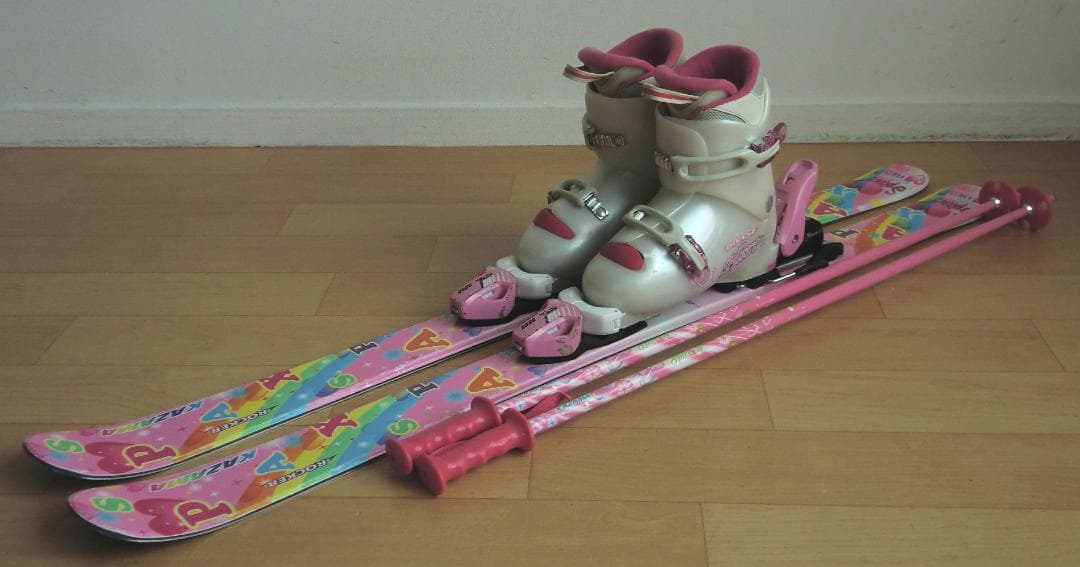 ■■1月限定■送料無料■KAZAMA■子供用スキーセット■116/22■WAX■