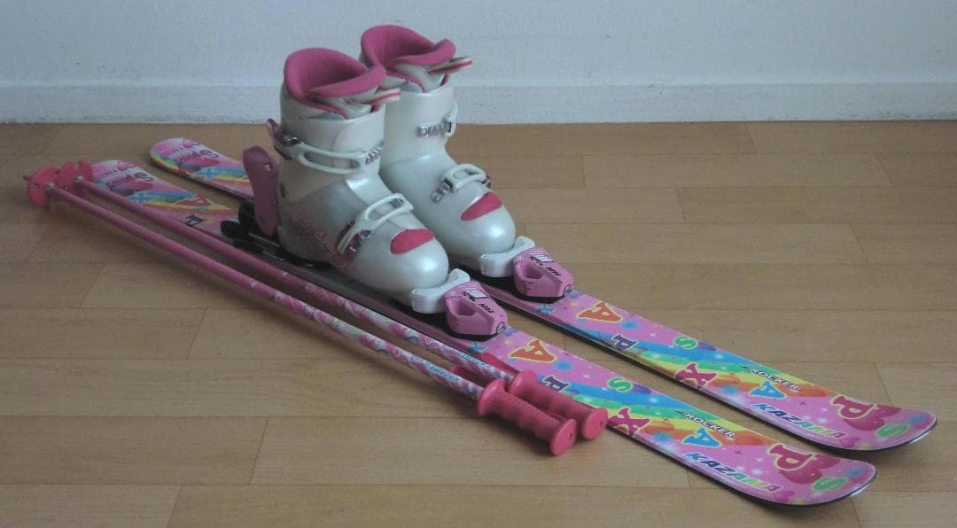 ■■1月限定■送料無料■KAZAMA■子供用スキーセット■116/22■WAX■