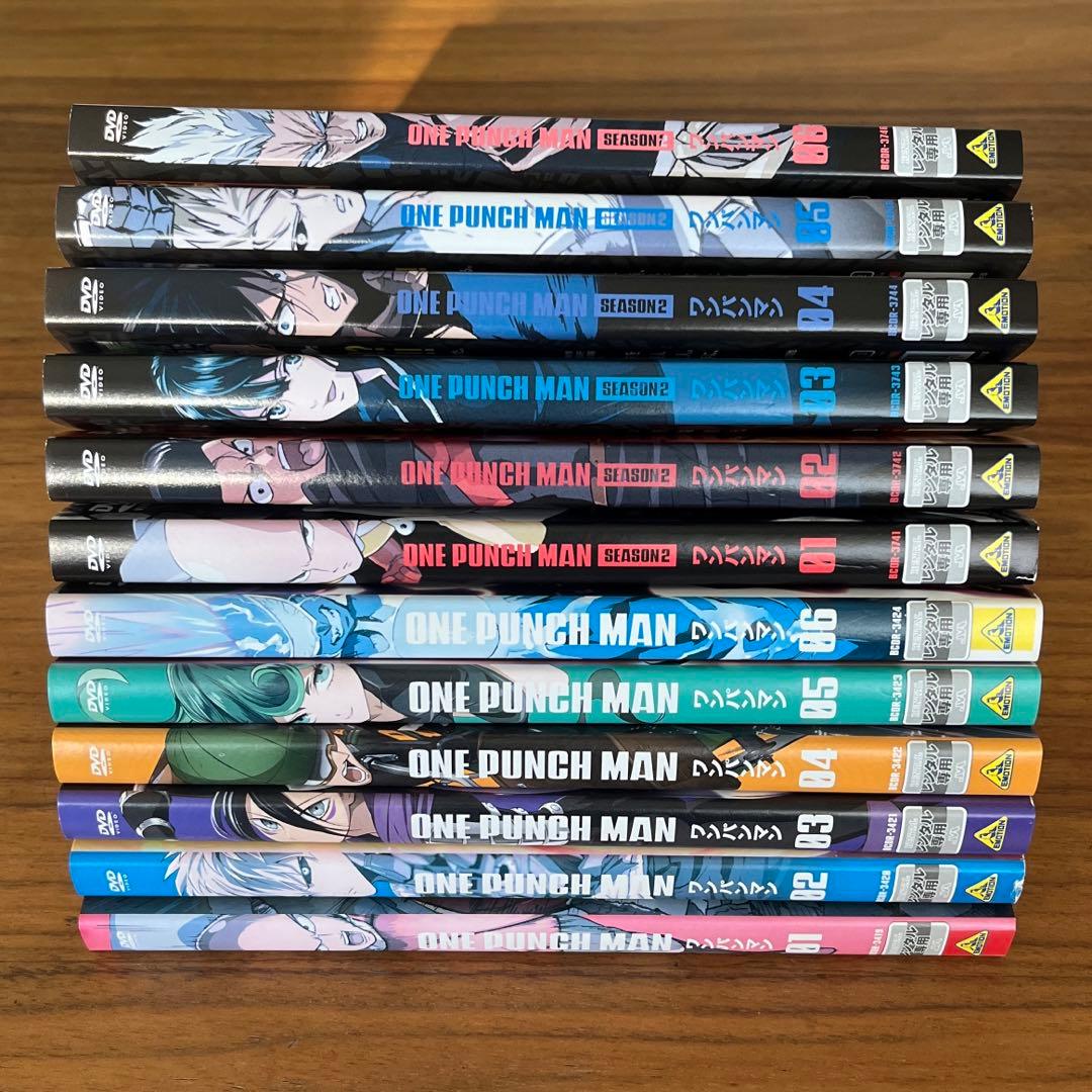 ワンパンマン　全6巻 ＋シーズン2 全6巻 DVD 12枚　全巻セット