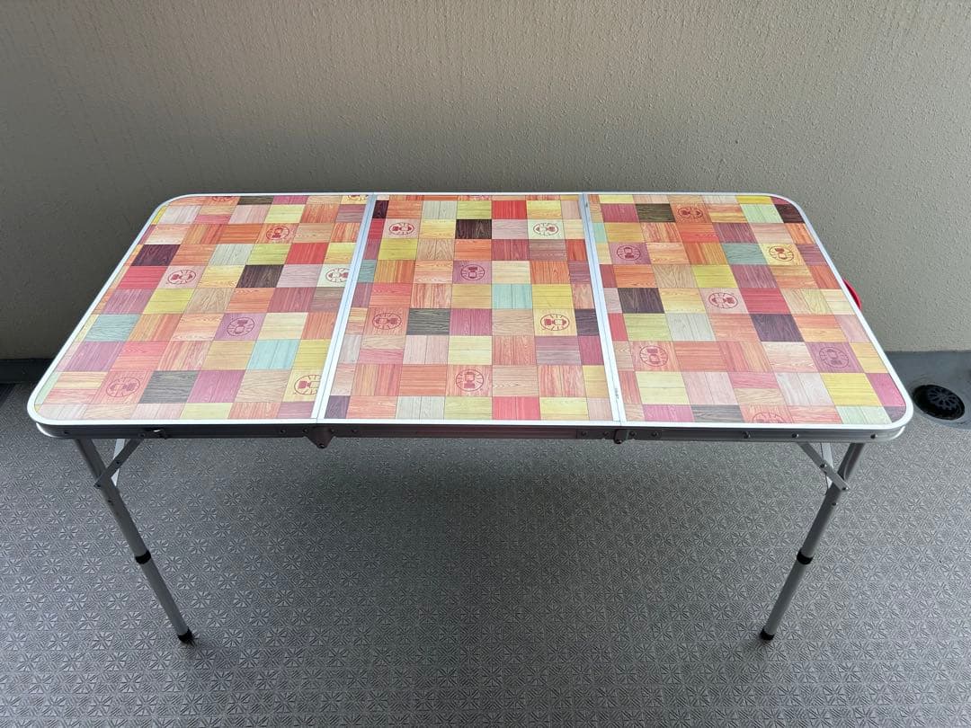 【コールマン】ナチュラルモザイク リビングテーブル 140 プラス