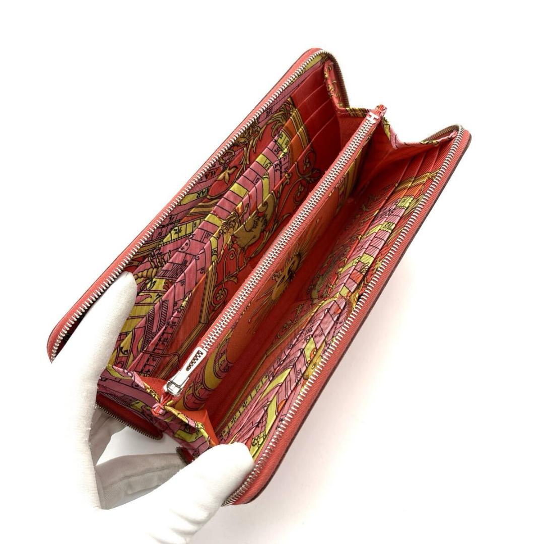 極美品◆HERMES アザップロング シルクイン ローズエクストリーム A刻印