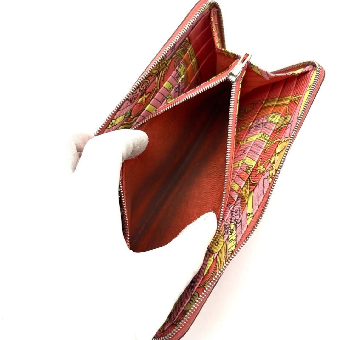 極美品◆HERMES アザップロング シルクイン ローズエクストリーム A刻印